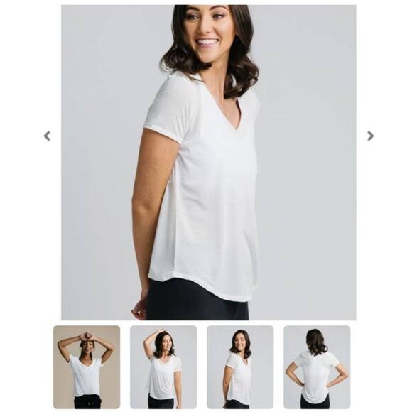 NWT Zyia Active White Wanderer Top Shirt XXL - Picture 1 of 7